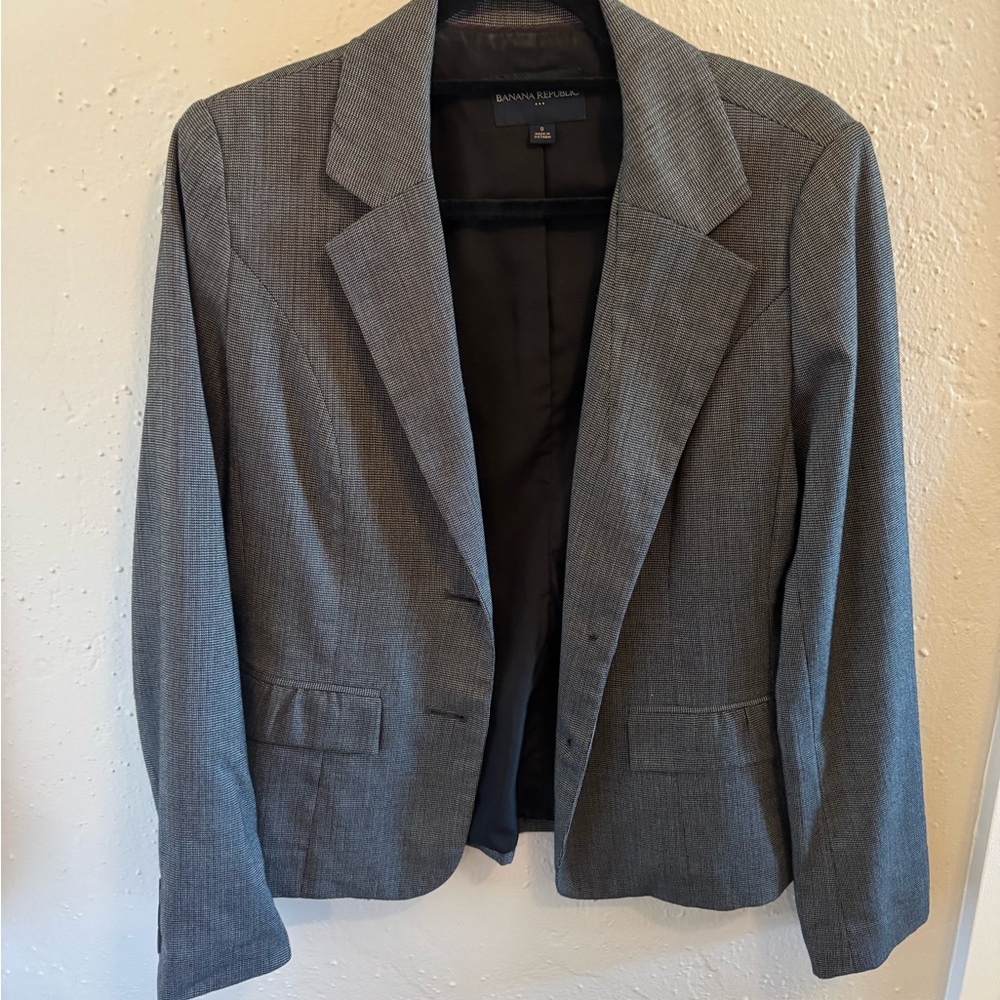 Gray Banana Republic Blazer